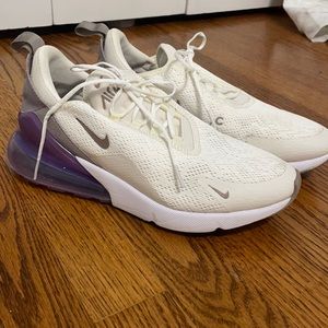 Nike air max 270 cream and purple
